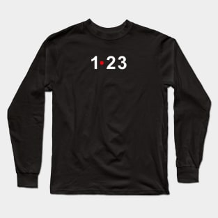 1.23 vespa stroke Long Sleeve T-Shirt